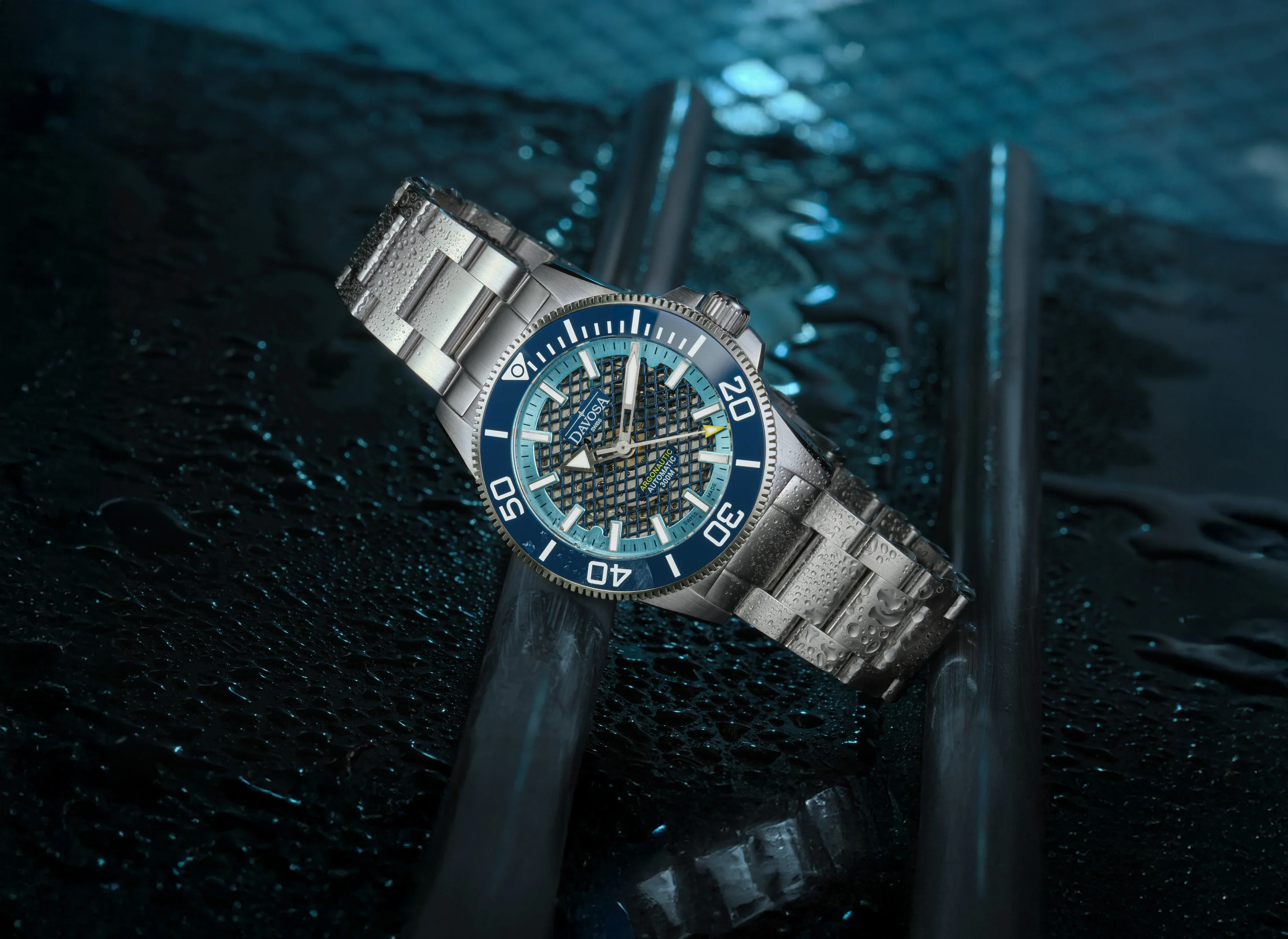 Davosa Argonautic 41 Shark Diver Blue Limited Edition Watch - Image 5
