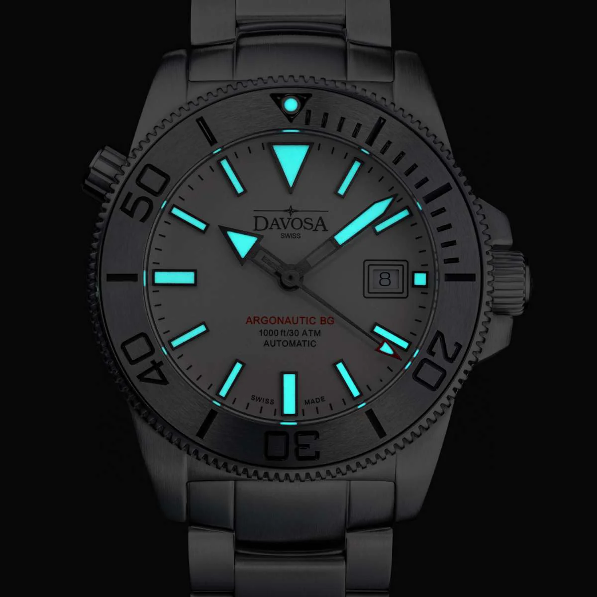 Davosa Argonautic BG Automatic White Watch - Image 2