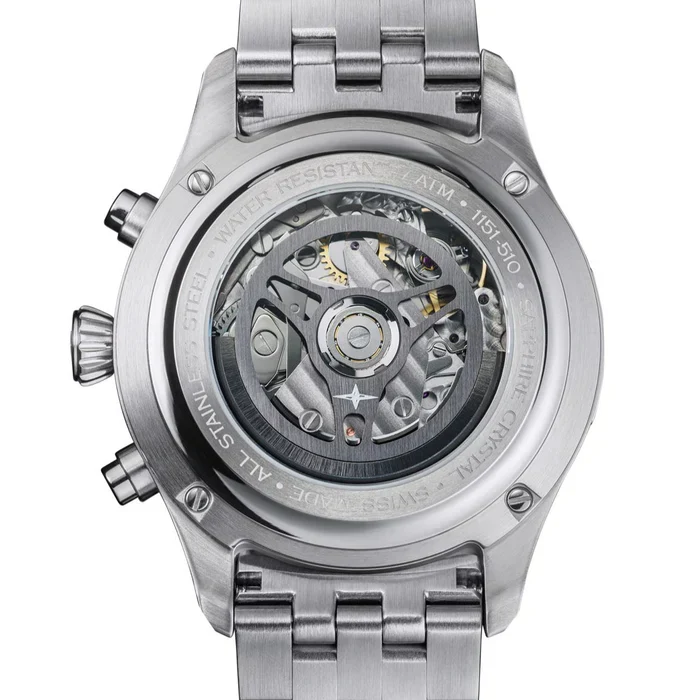 Davosa Watch Newton Chronograph Steel Bracelet - Image 8
