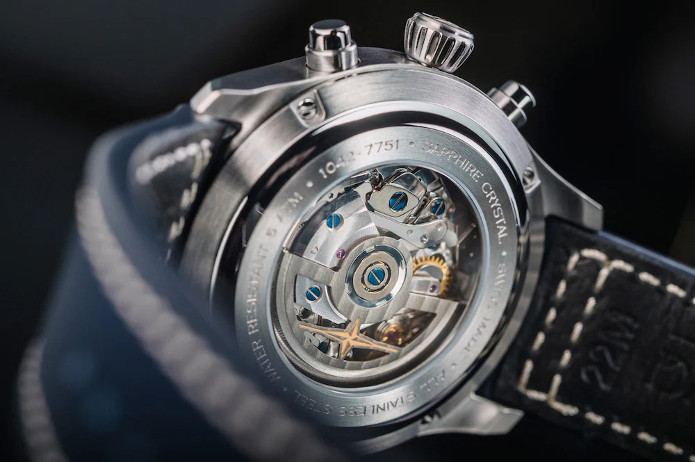 Davosa Watch Newton Pilot Moonphase Chrongraph Limited Edition - Image 5
