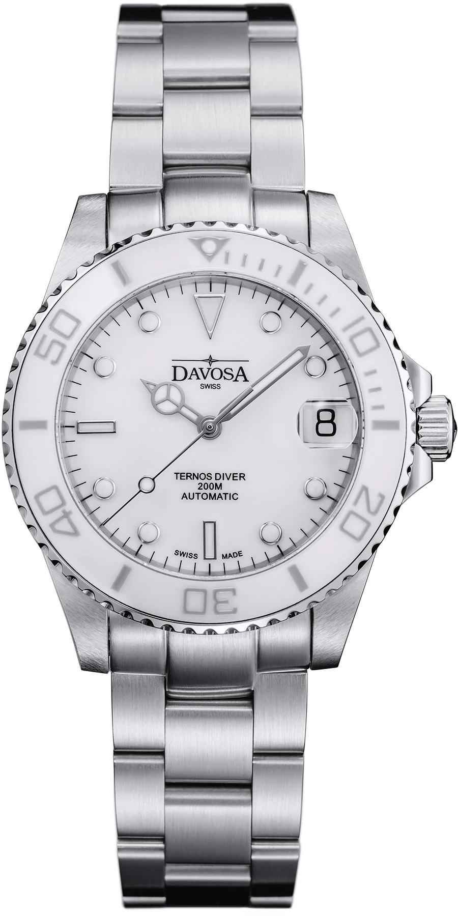 Davosa Ternos Diver Lady White Watch