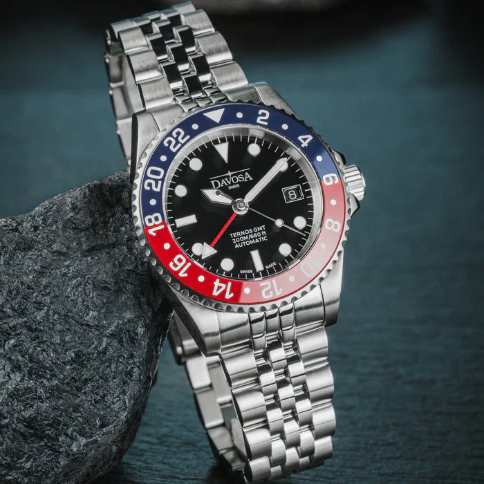 Davosa Watch Ternos GMT Red and Blue Penta link - Image 2