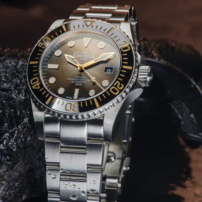 Davosa Watch Ternos Professional 68h Eagle Bay Tri Link Bracelet - Image 2