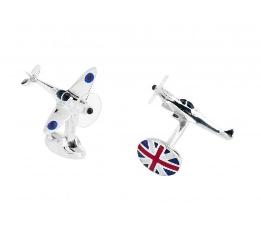Deakin & Francis Sterling Silver Spitfire Cufflinks