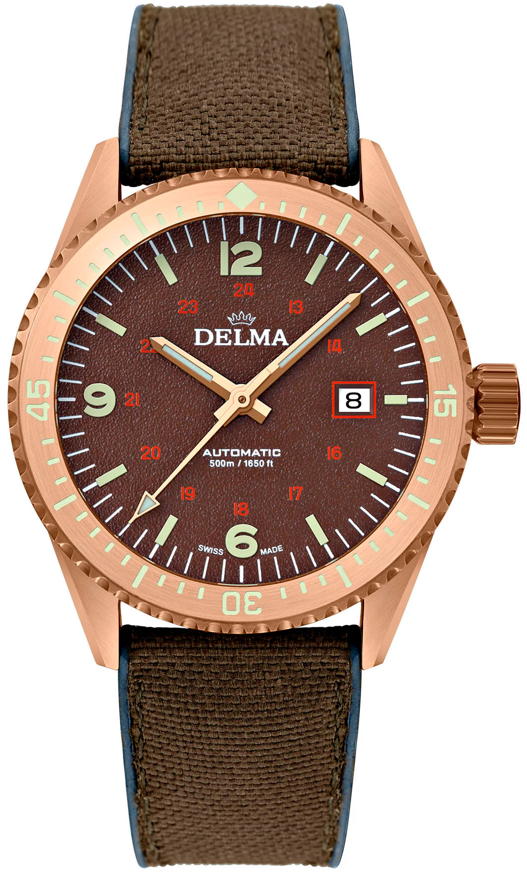 Delma Cayman Field Bronze Brown Watch