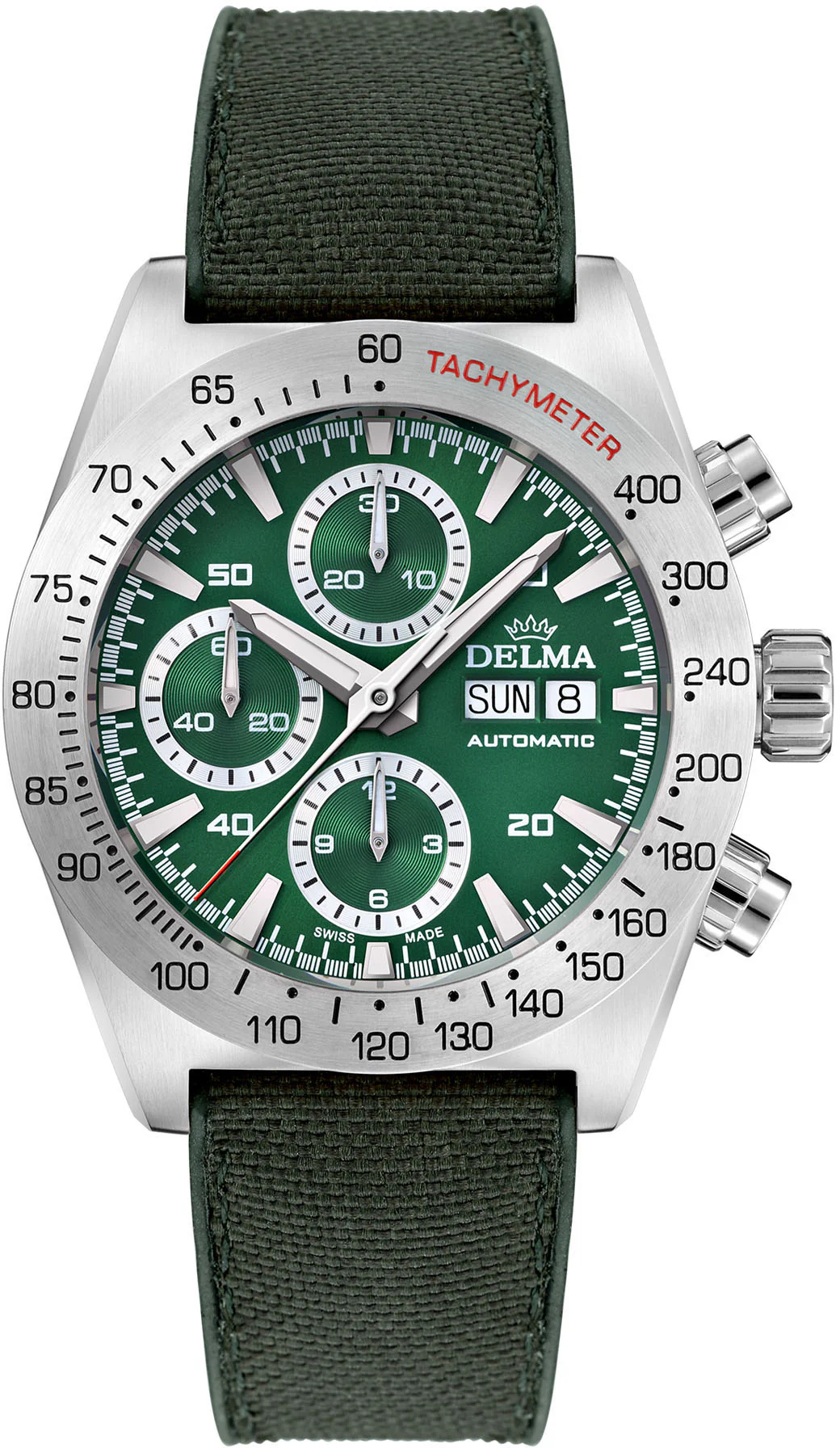 Delma Montego Chronograph Green Watch