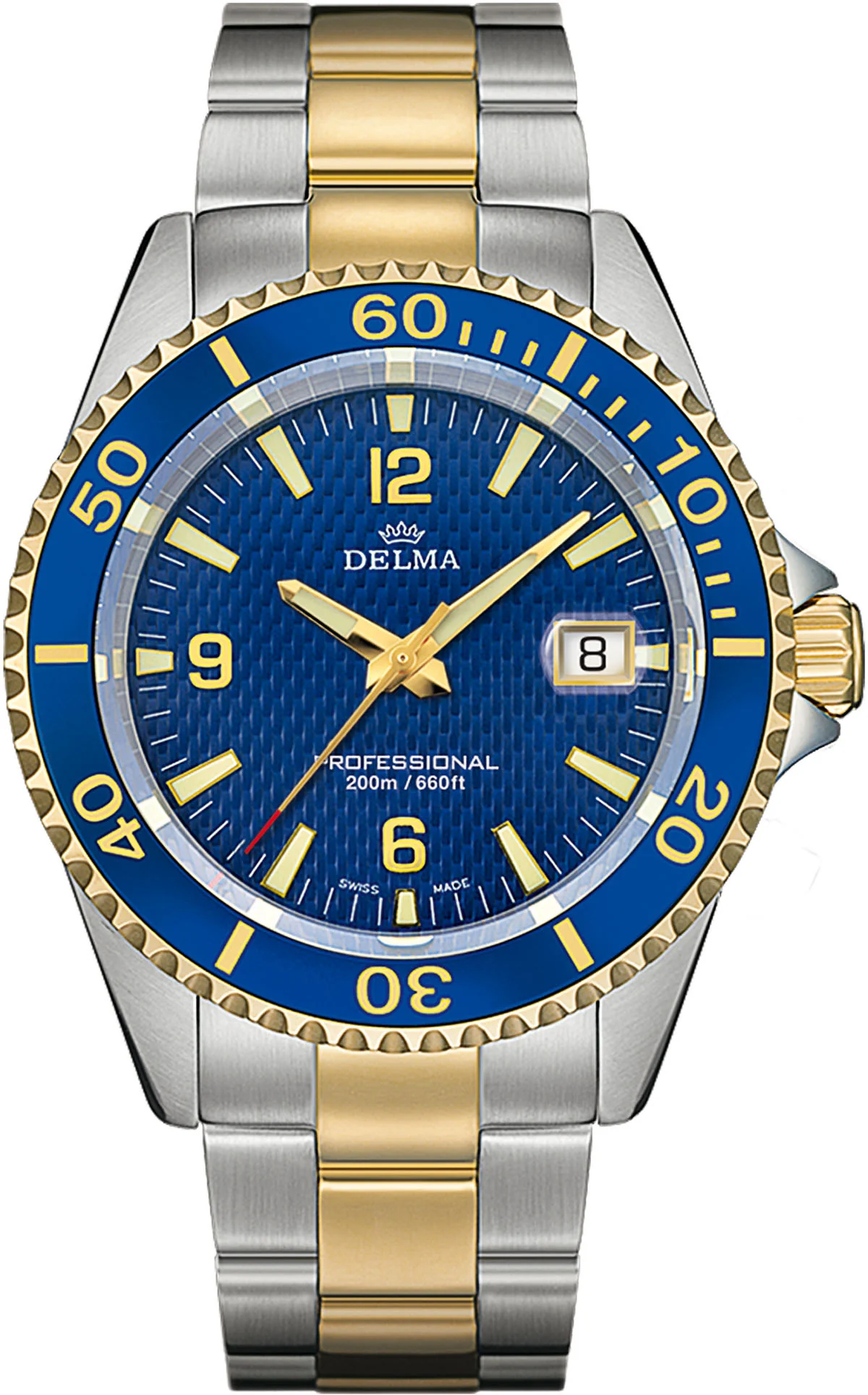 Delma Santiago Quartz Two Tone Watch