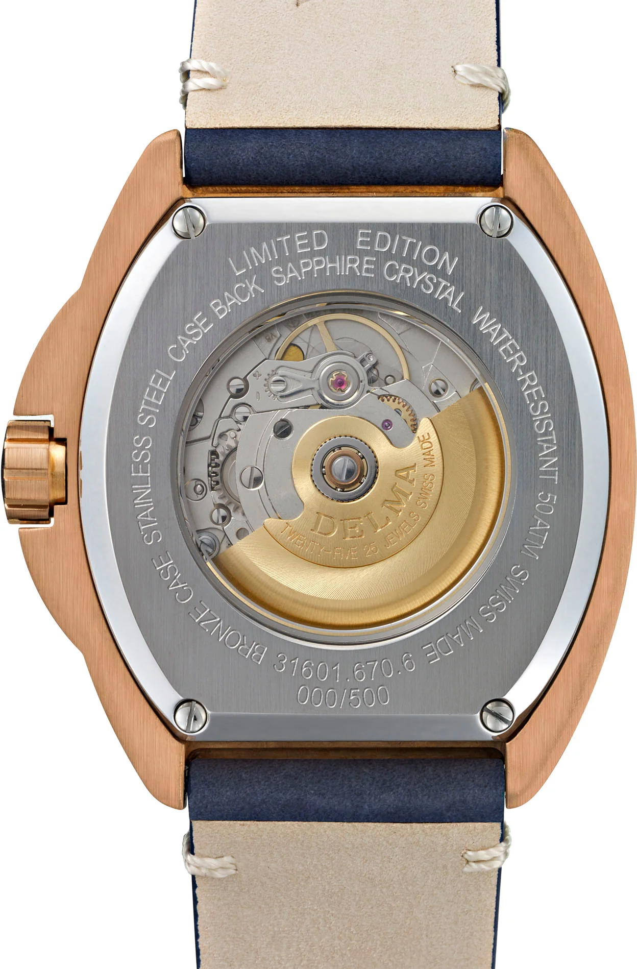 Delma Watch Shell Star Bronze Automatic Limited Edition - Image 2