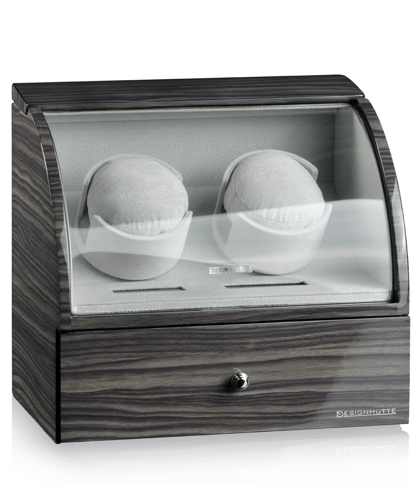 Designhuette Watch Winder Basel 2 LCD Dark Oak - Image 5