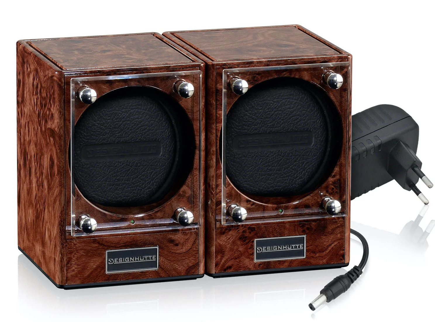 Designhuette Watch Winder Piccolo Starter Kit 2 Burlwood - Image 2