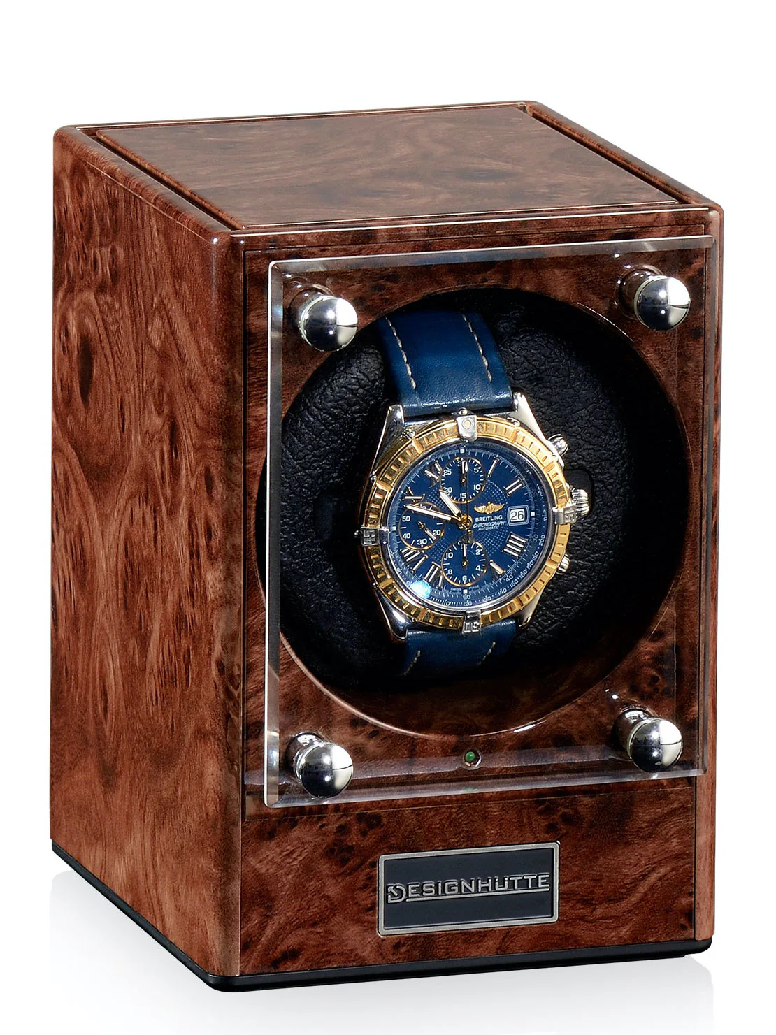 Designhuette Watch Winder Piccolo Starter Kit 2 Burlwood - Image 4