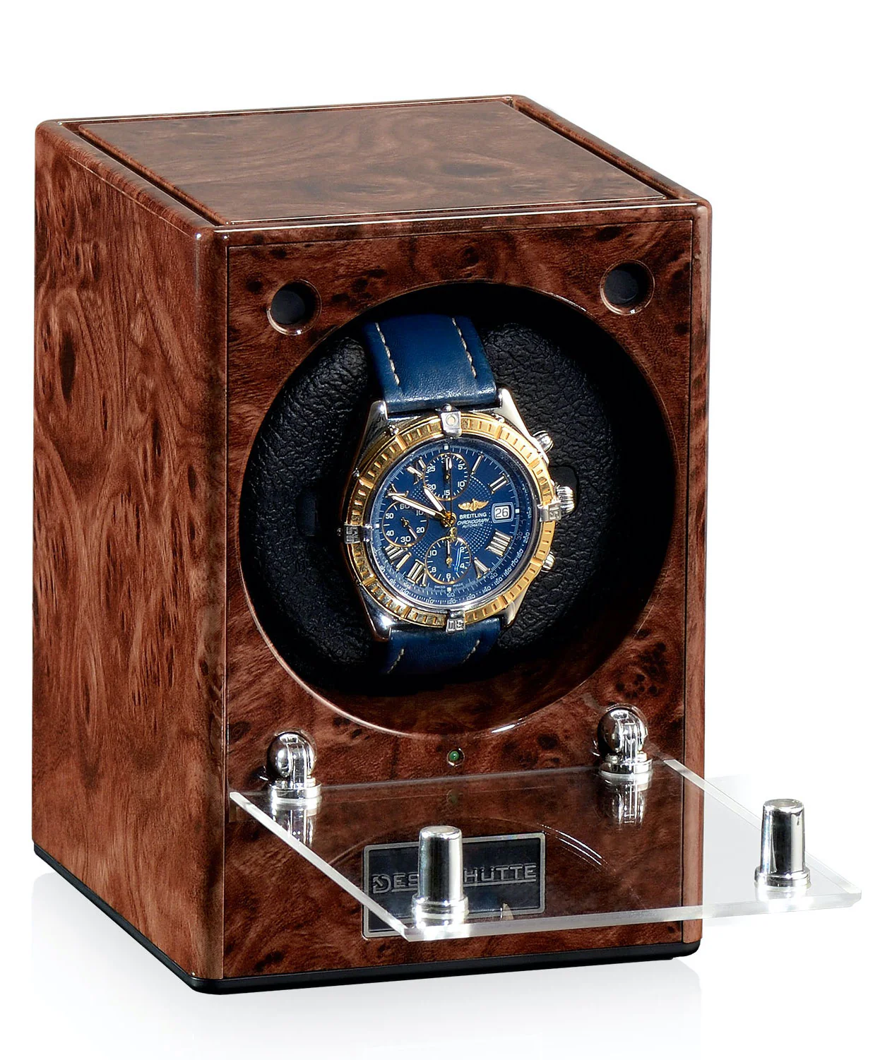 Designhuette Watch Winder Piccolo Starter Kit 2 Burlwood - Image 5