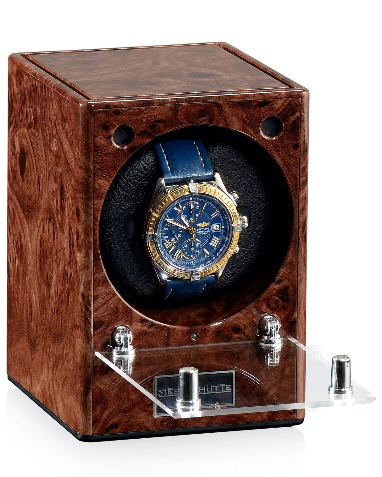 Designhuette Watch Winder Piccolo Starter Kit 3 Burlwood - Image 4