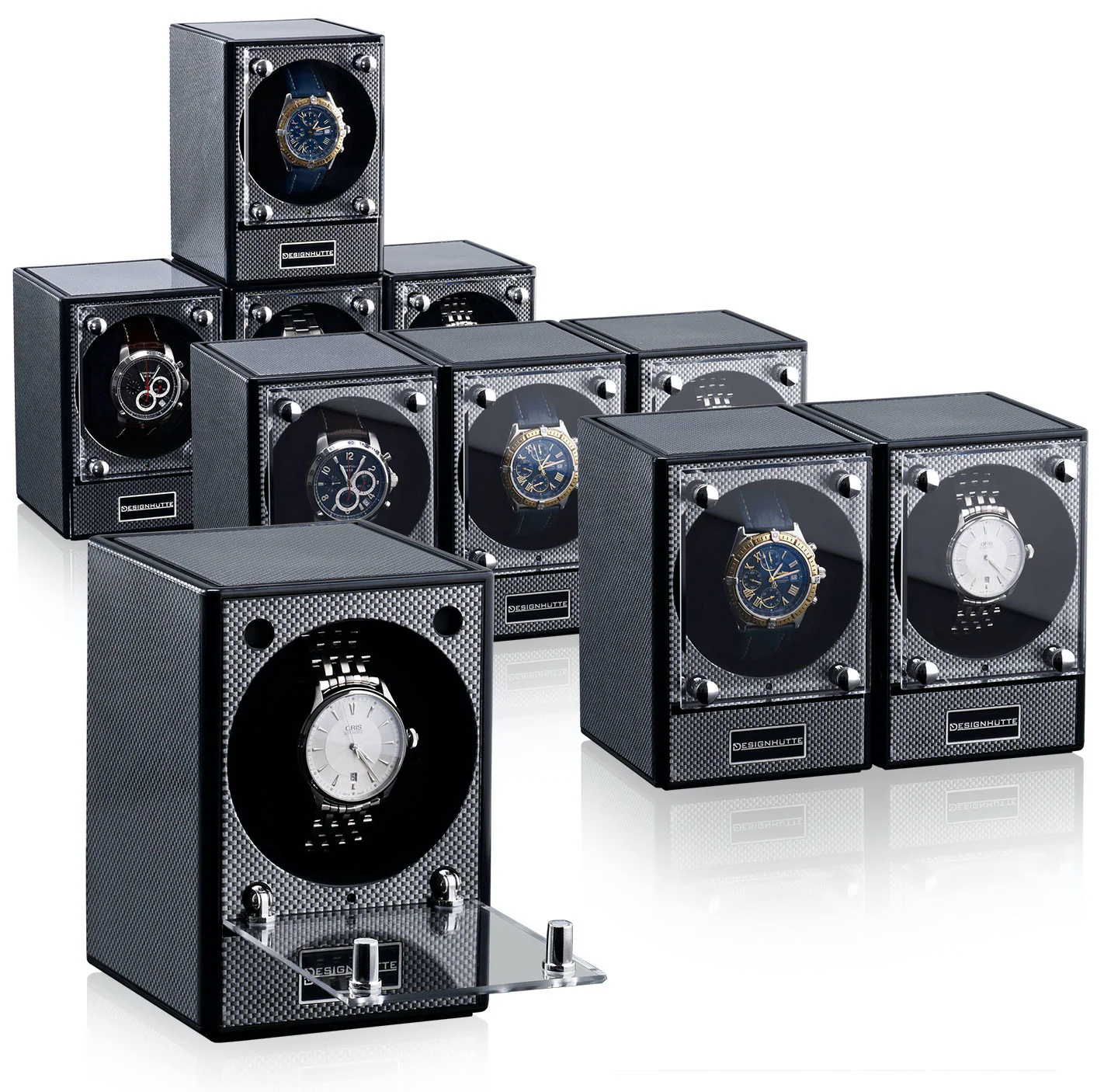 Designhuette Watch Winder Piccolo Starter Kit 3 Carbon - Image 5