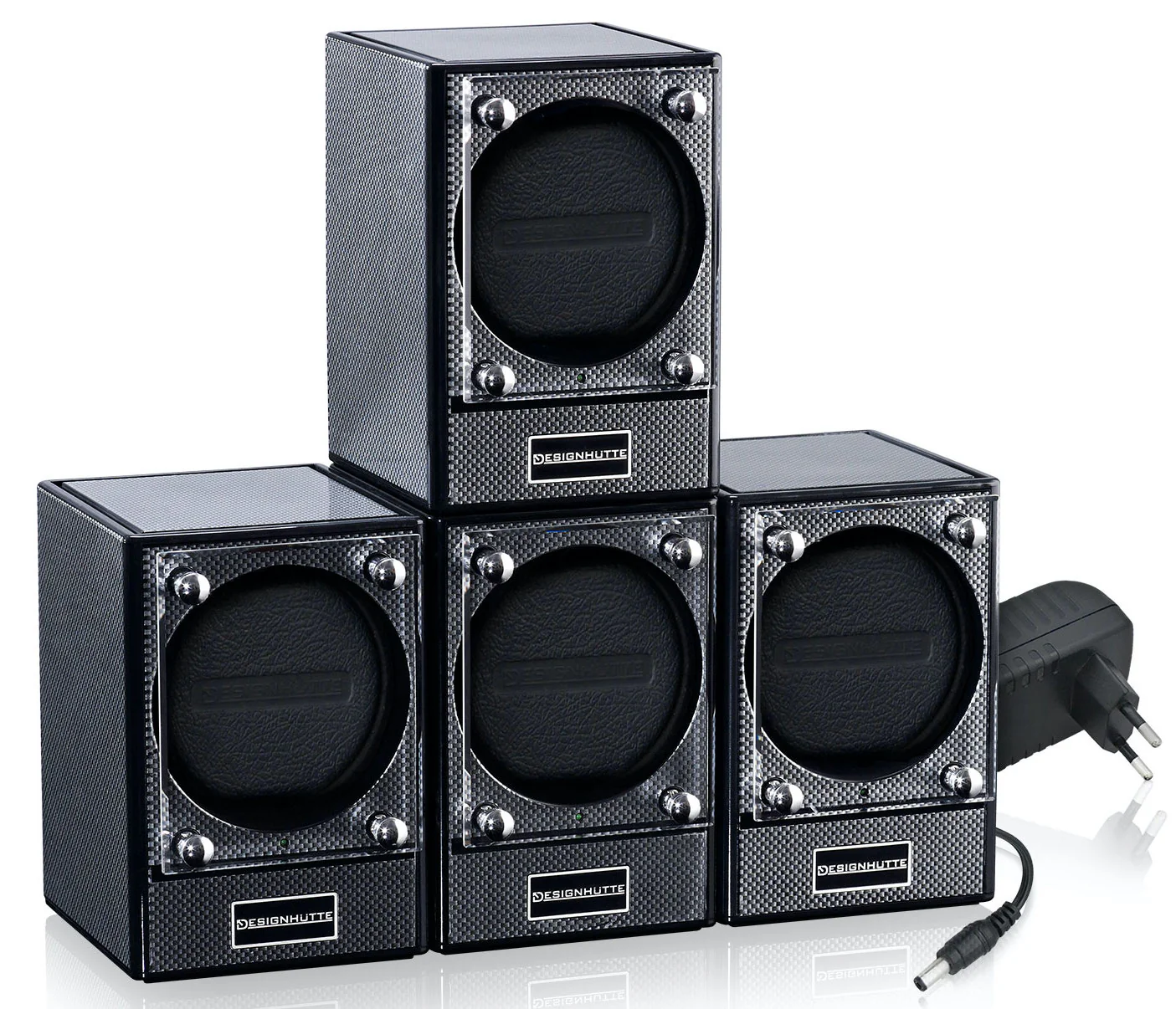 Designhuette Watch Winder Piccolo Starter Kit 4 Carbon - Image 2