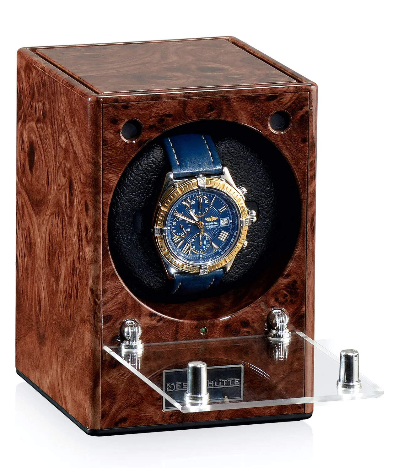 Designhuette Watch Winder Piccolo Starter Kit Burlwood - Image 3
