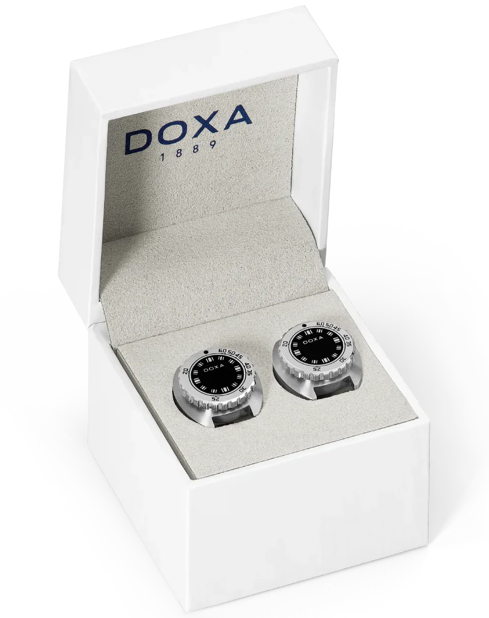Doxa Cufflinks SUB Sharkhunter Black - Image 2