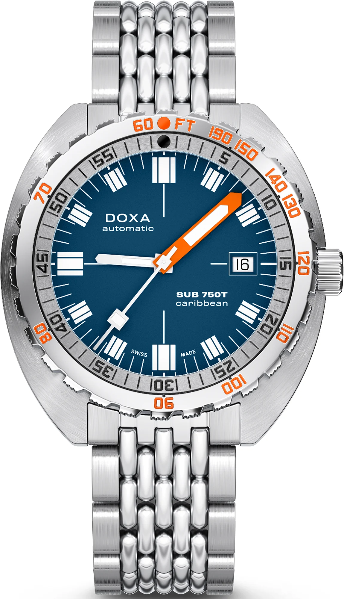 Doxa Sub 750T Caribbean Bracelet Watch