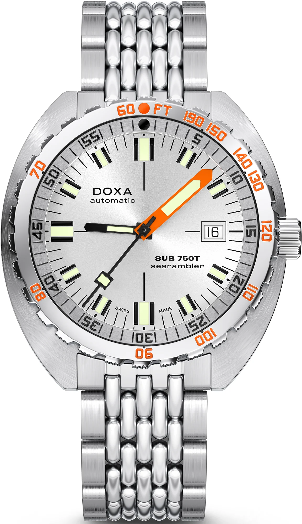 Doxa Sub 750T Searambler Bracelet Watch