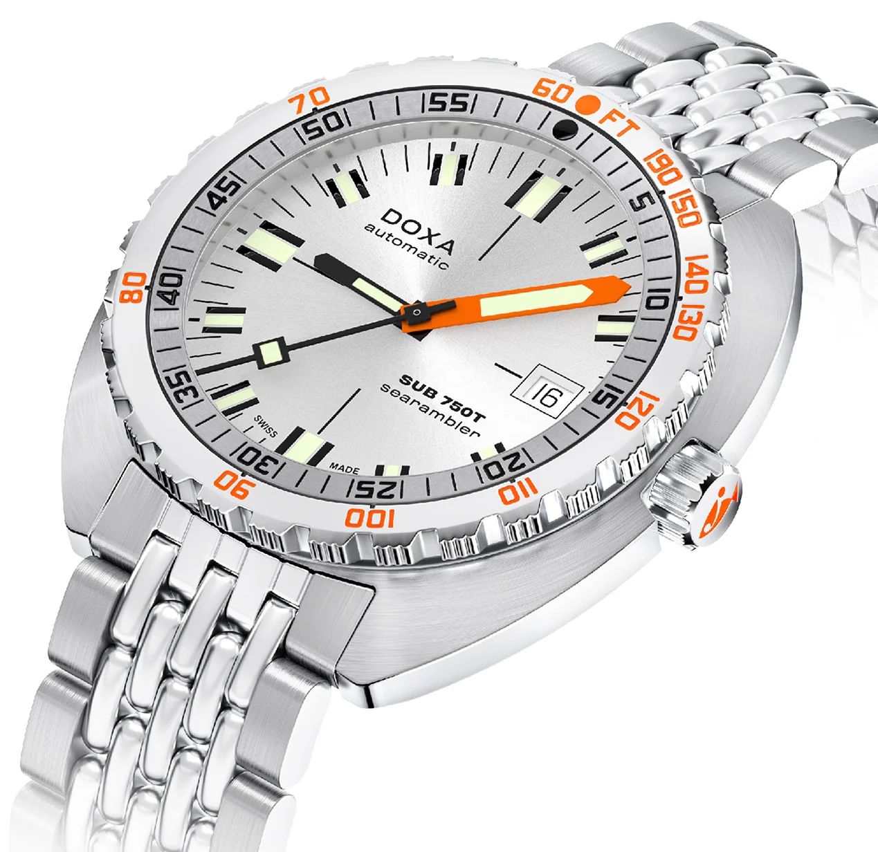 Doxa Sub 750T Searambler Bracelet Watch - Image 2