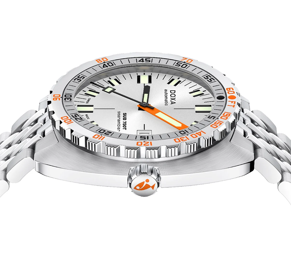 Doxa Sub 750T Searambler Bracelet Watch - Image 3