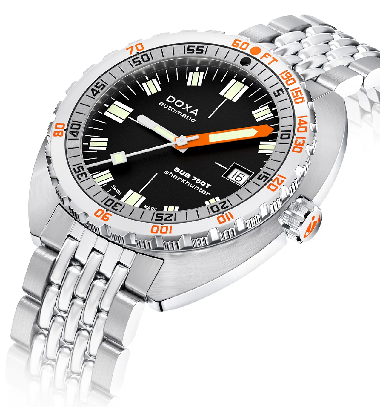 Doxa Sub 750T Sharkhunter Bracelet Watch - Image 2