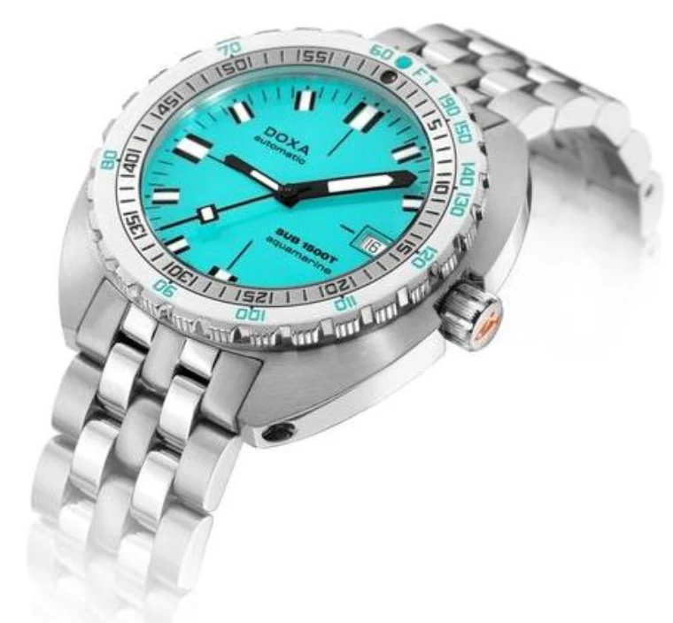 Doxa Watch 1500T Aquamarine Bracelet D - Image 3