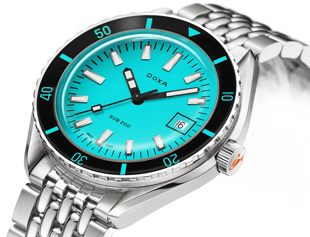 Doxa Sub 200 Aquamarine Bracelet Watch - Image 2