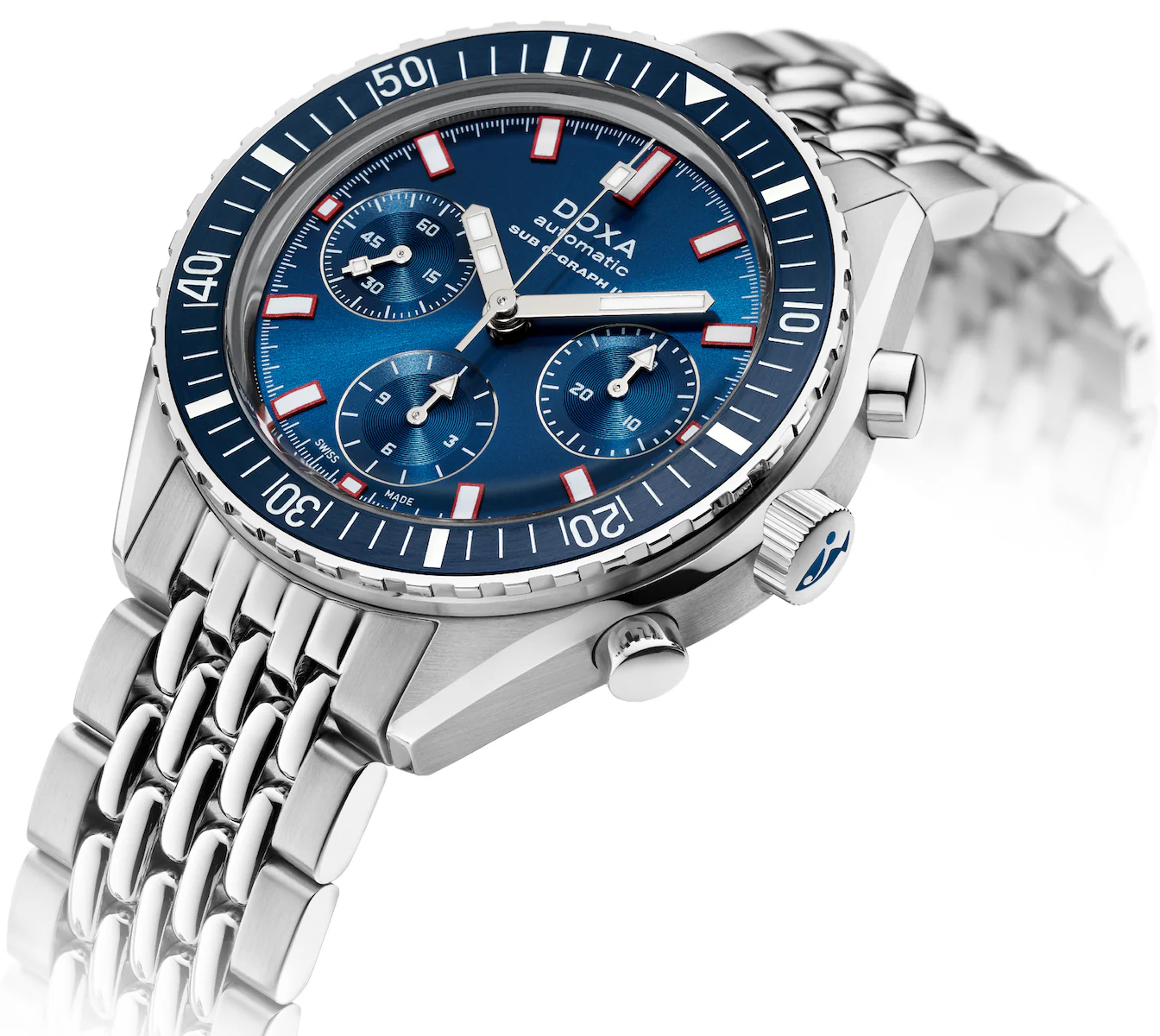 Doxa Sub 200 C-Graph II Caribbean Bracelet Watch - Image 2