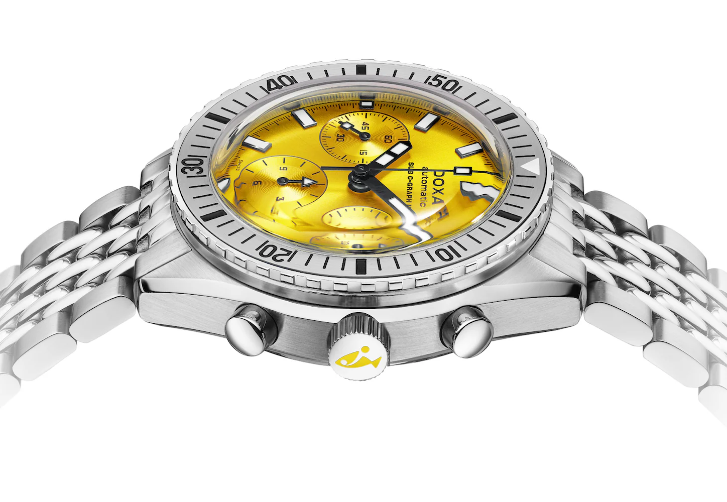 Doxa Sub 200 C-Graph II Diving Star Bracelet Watch - Image 2
