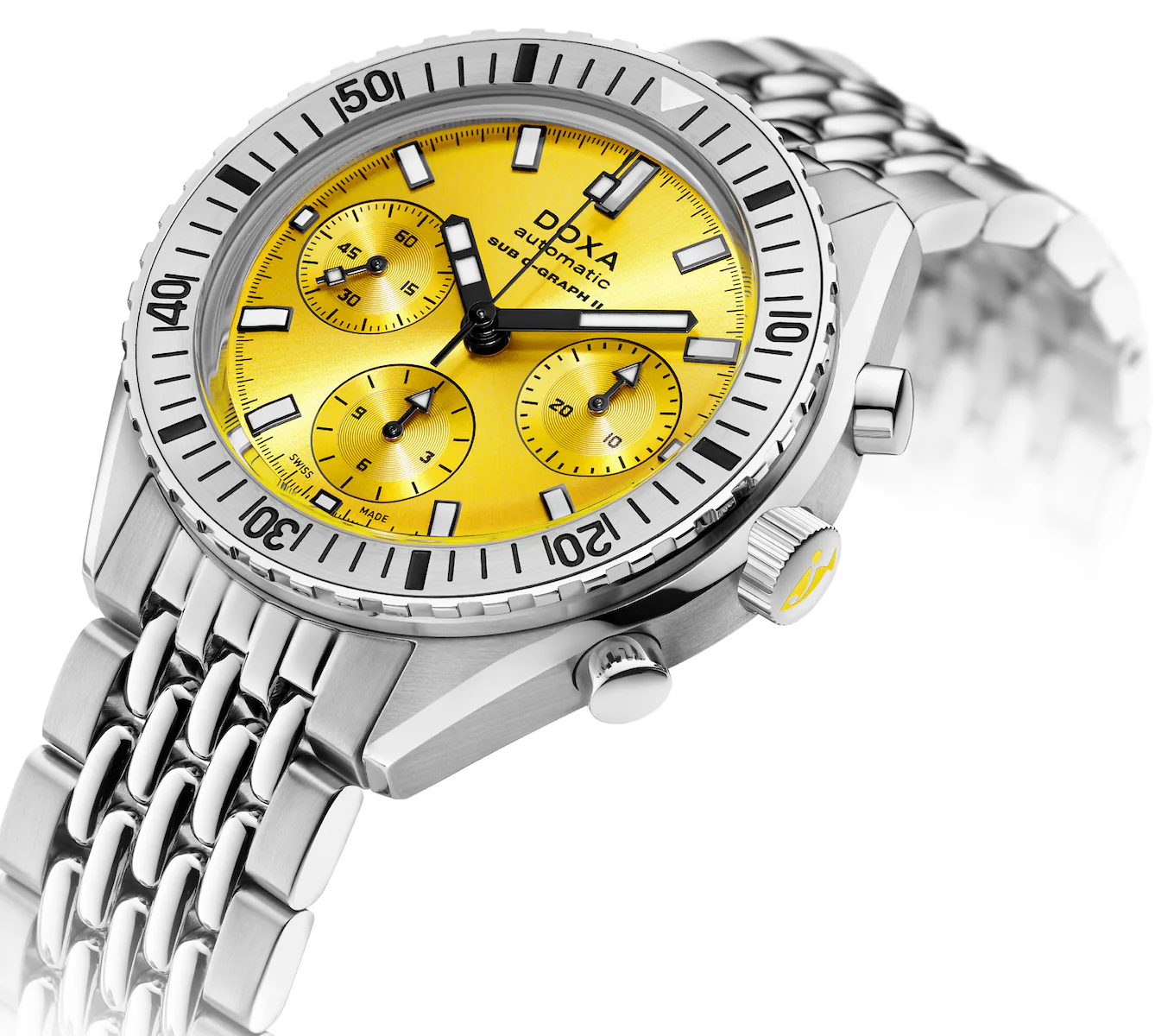 Doxa Sub 200 C-Graph II Diving Star Bracelet Watch - Image 3