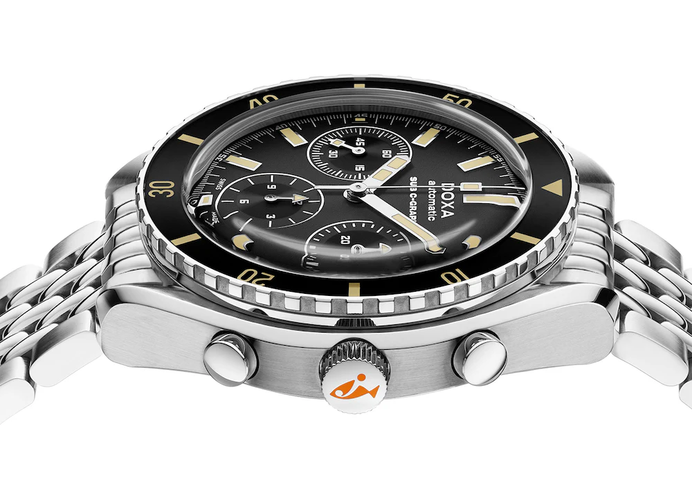 Doxa SUB 200 C-Graph Sharkhunter Bracelet Watch - Image 3