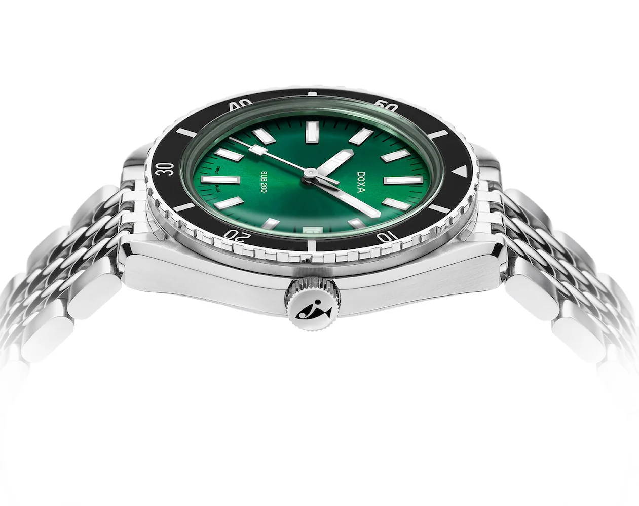 Doxa SUB 200 Sea Emerald Bracelet Watch - Image 2