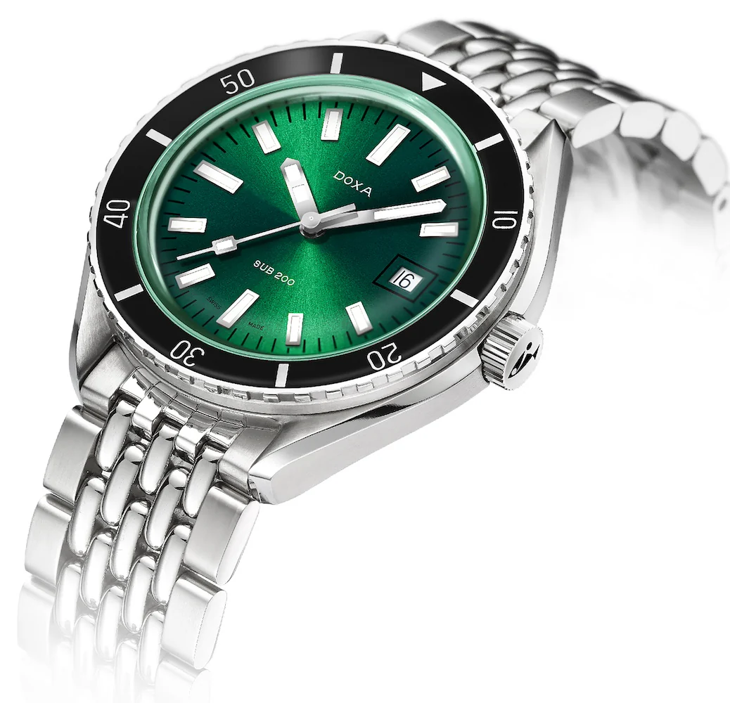 Doxa SUB 200 Sea Emerald Bracelet Watch - Image 3