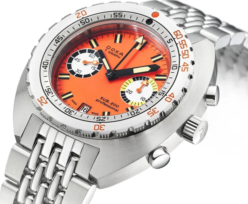 Doxa SUB 200 T.GRAPH Professional Limited Edition Bracelet Watch - Image 2