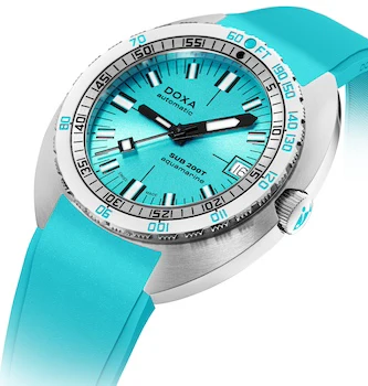 Doxa SUB 200T Aquamarine Sunray Watch - Image 2