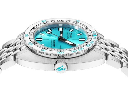 Doxa SUB 200T Aquamarine Sunray Bracelet Watch - Image 3
