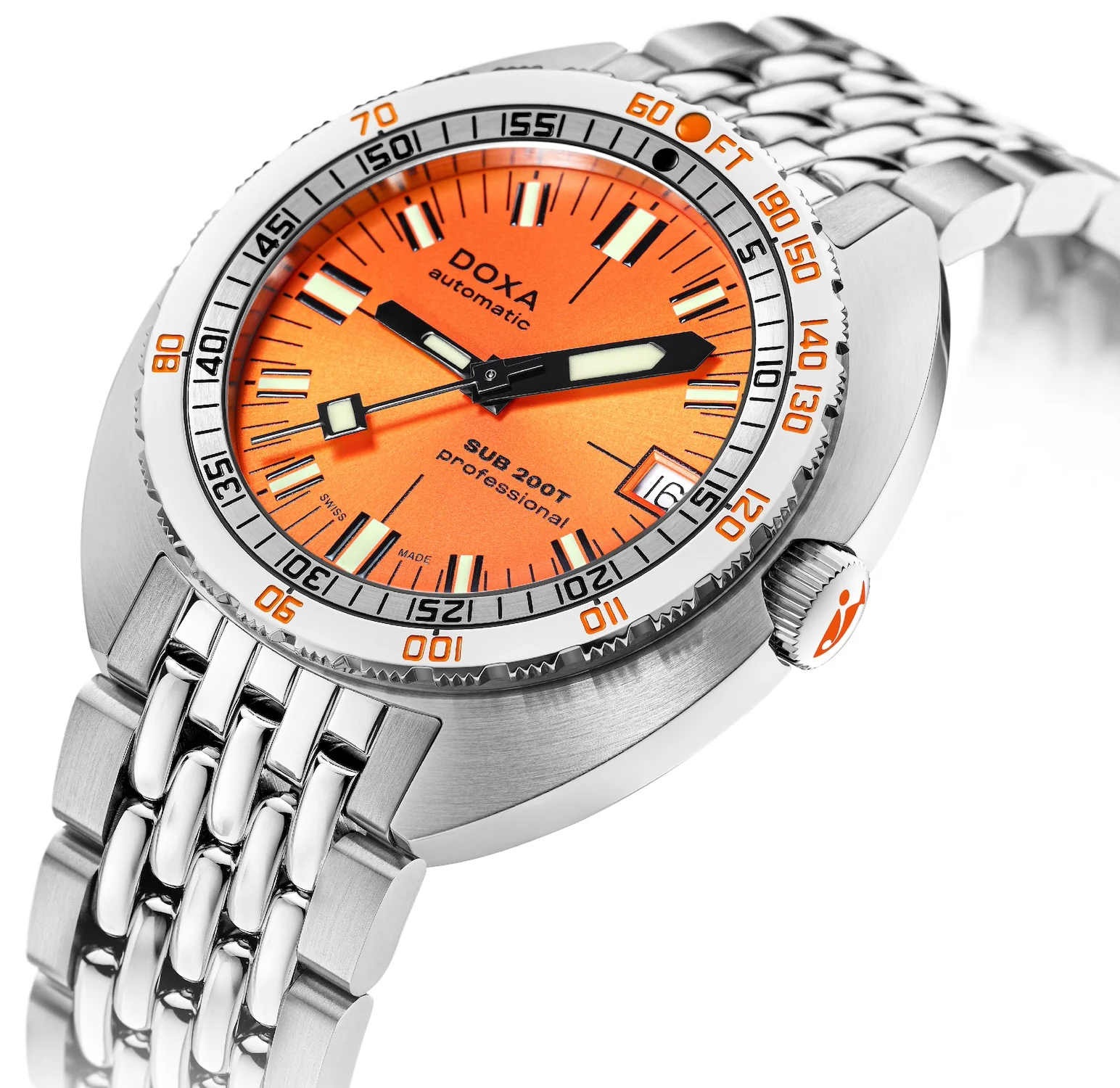 Doxa SUB 200T Professional Sunray Bracelet Watch - Image 2