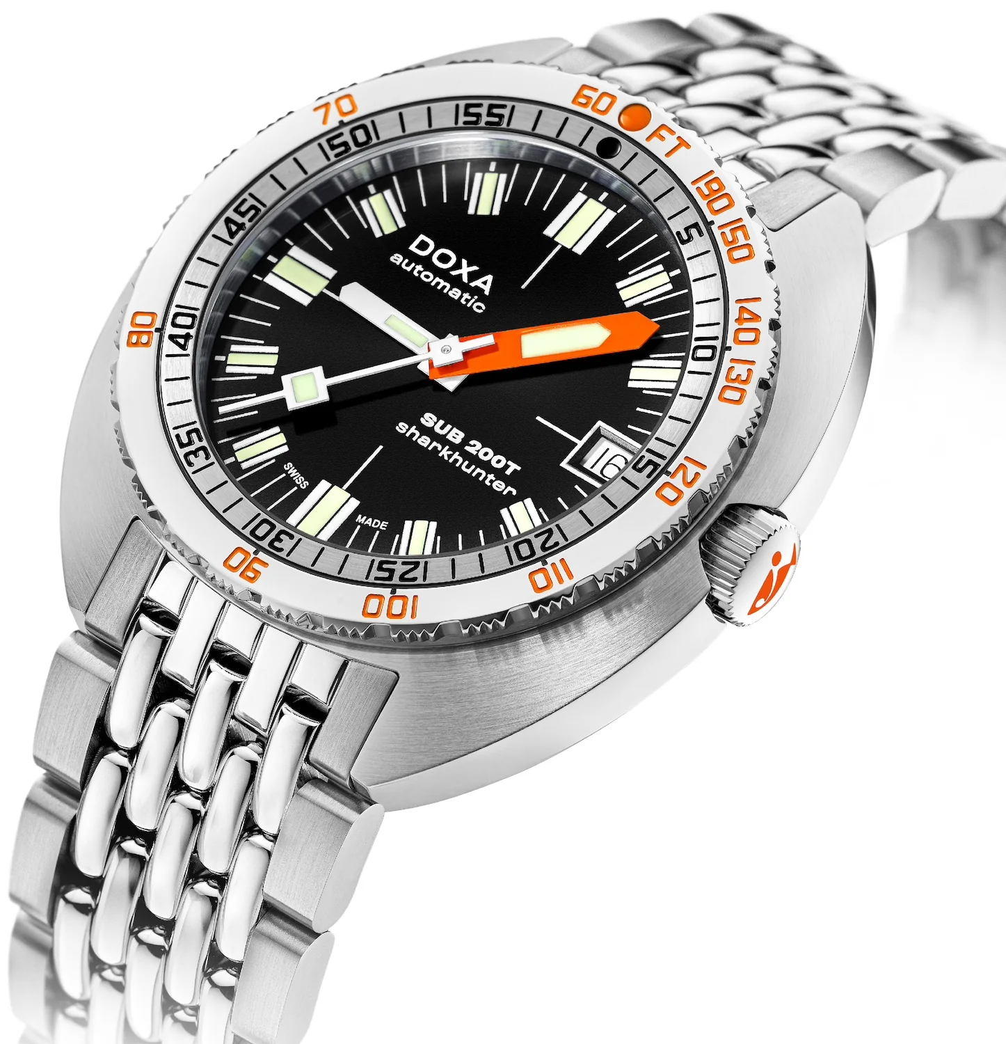 Doxa SUB 200T Sharkhunter Iconic Bracelet Watch - Image 2