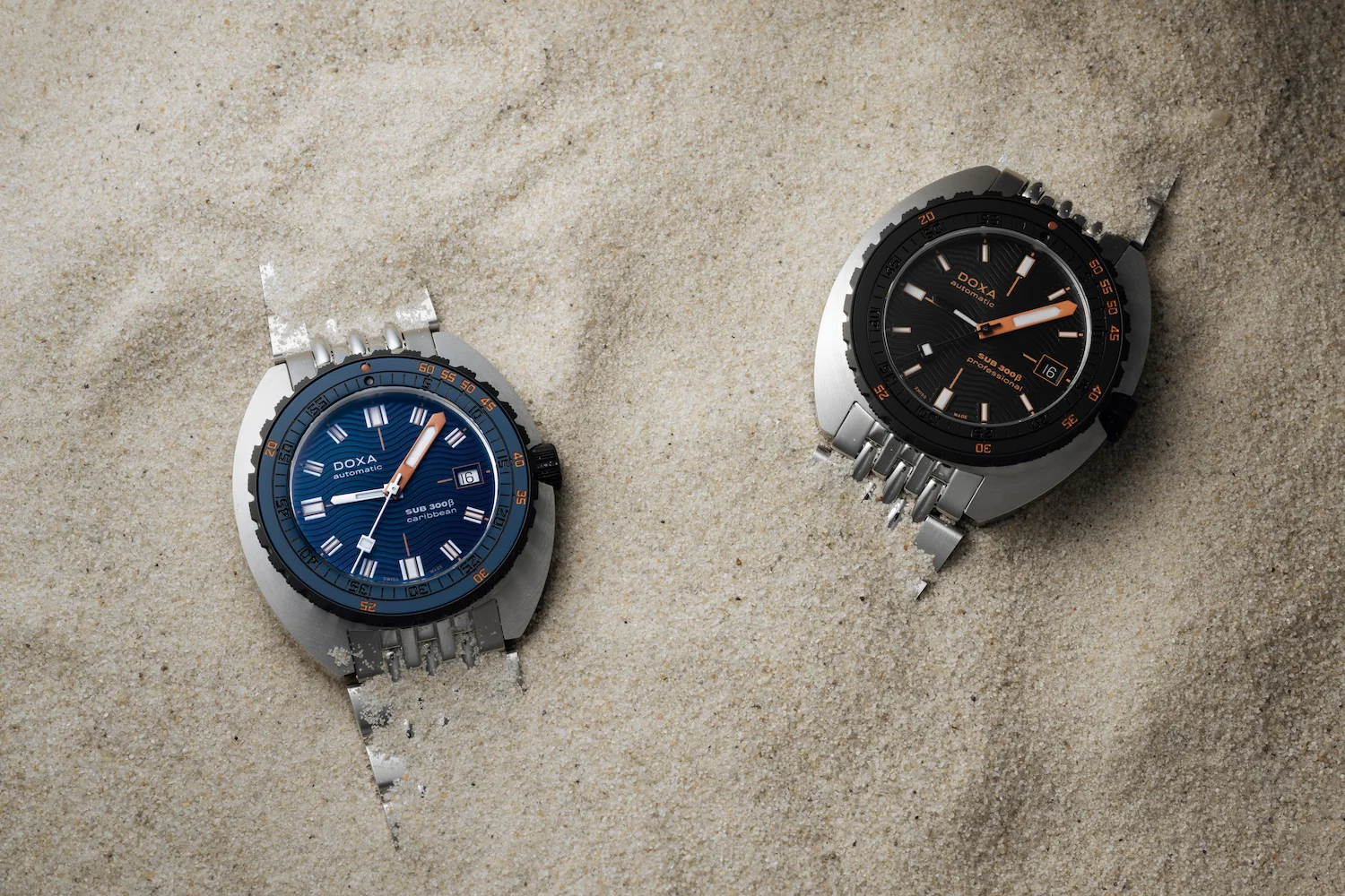 Doxa SUB 300 Beta Ceramic Steel Caribbean Bracelet Watch - Image 6