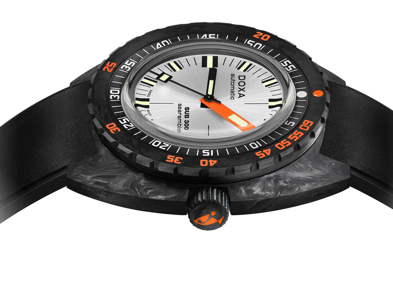 Doxa SUB 300 Carbon COSC Searambler Rubber Watch - Image 2