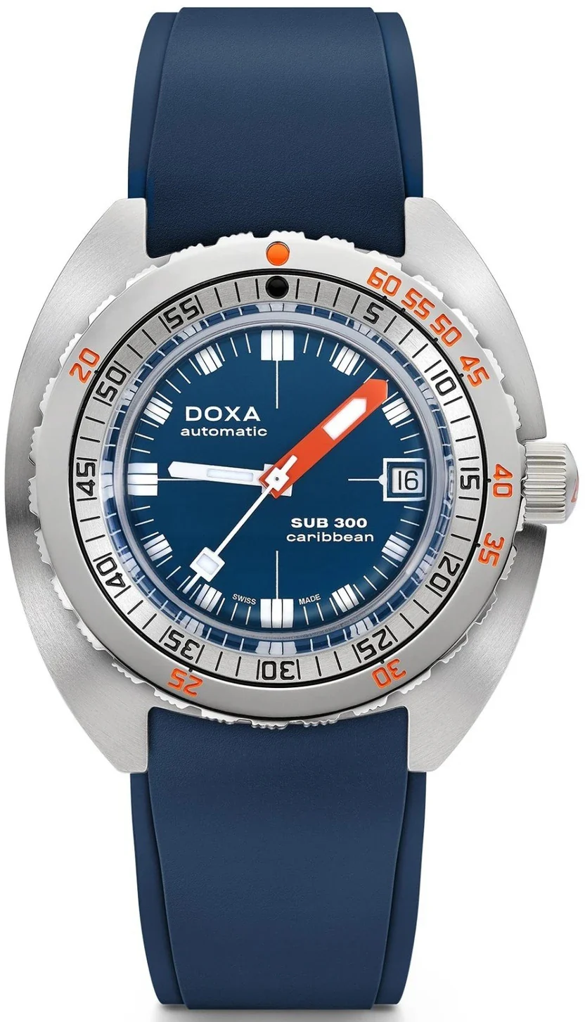 Doxa SUB 300 COSC Caribbean Rubber Watch