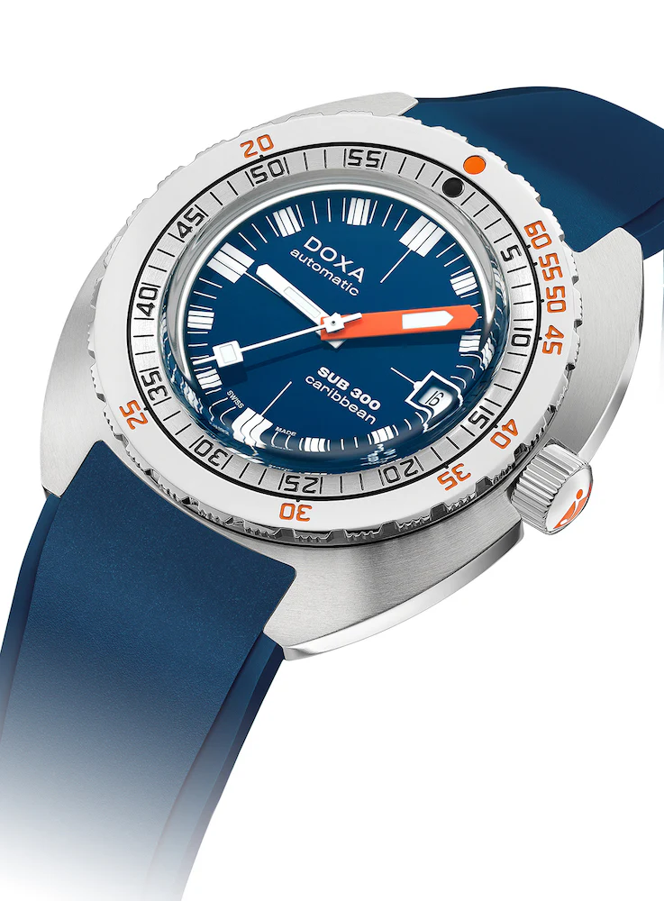 Doxa SUB 300 COSC Caribbean Rubber Watch - Image 2