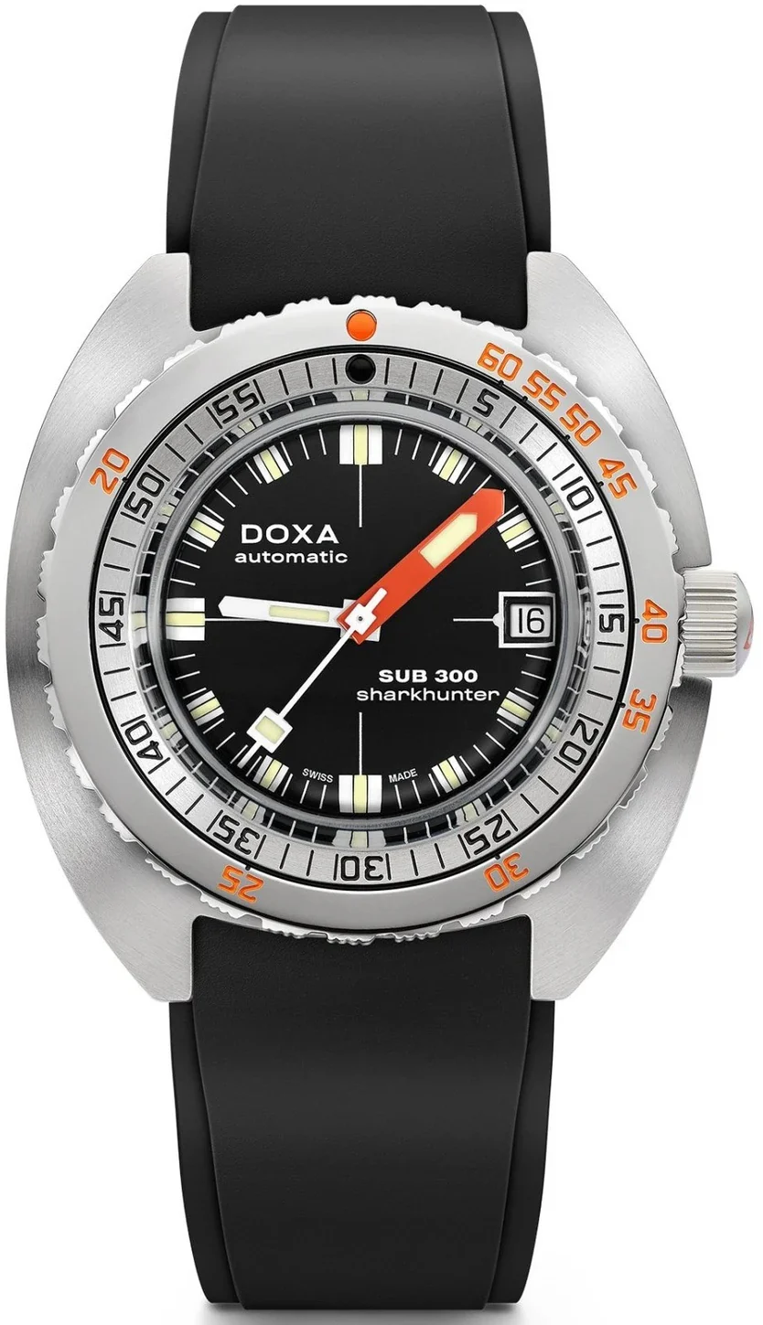Doxa SUB 300 COSC Sharkhunter Rubber Watch