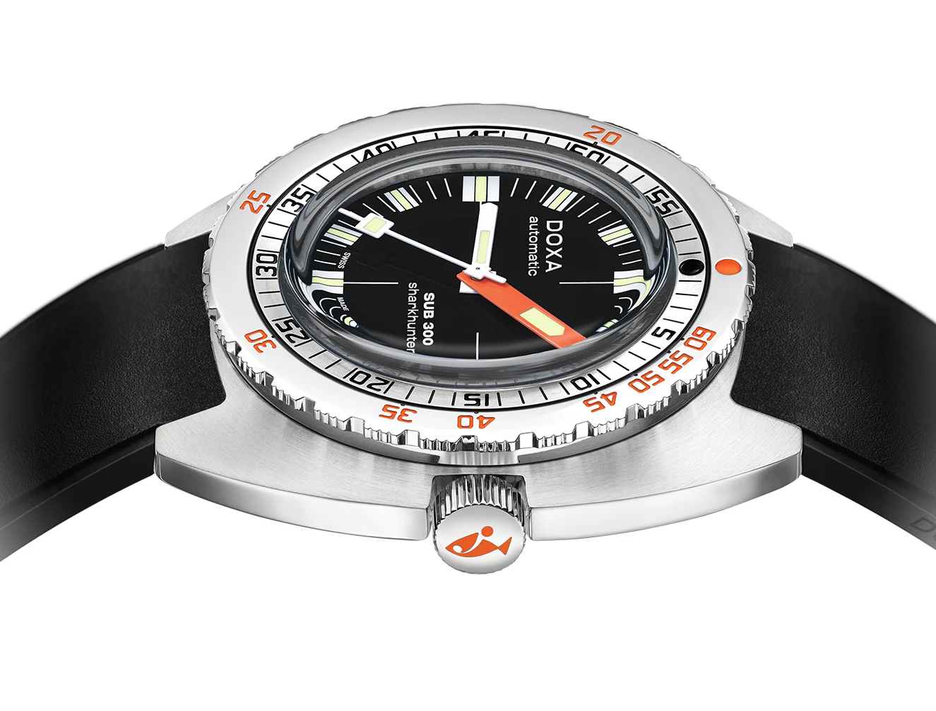 Doxa SUB 300 COSC Sharkhunter Rubber Watch - Image 3