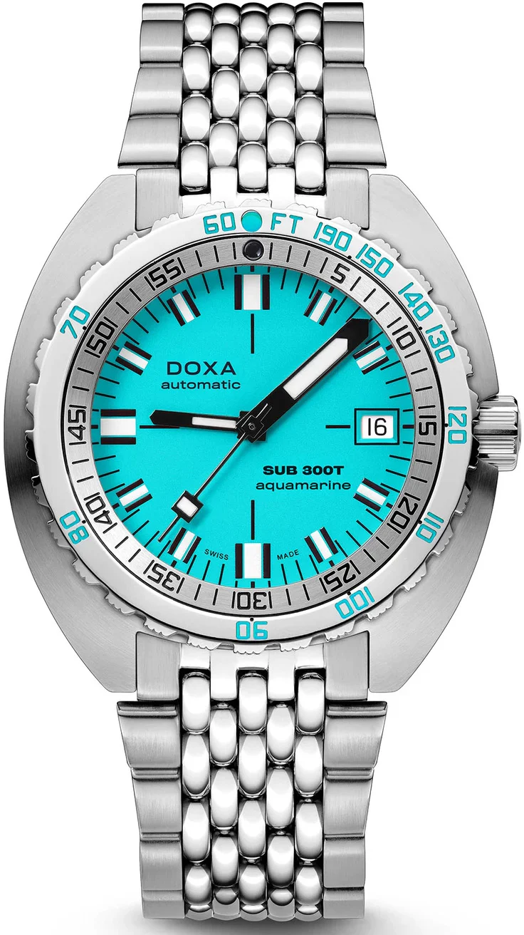 Doxa Sub 300T Aquamarine Bracelet Watch