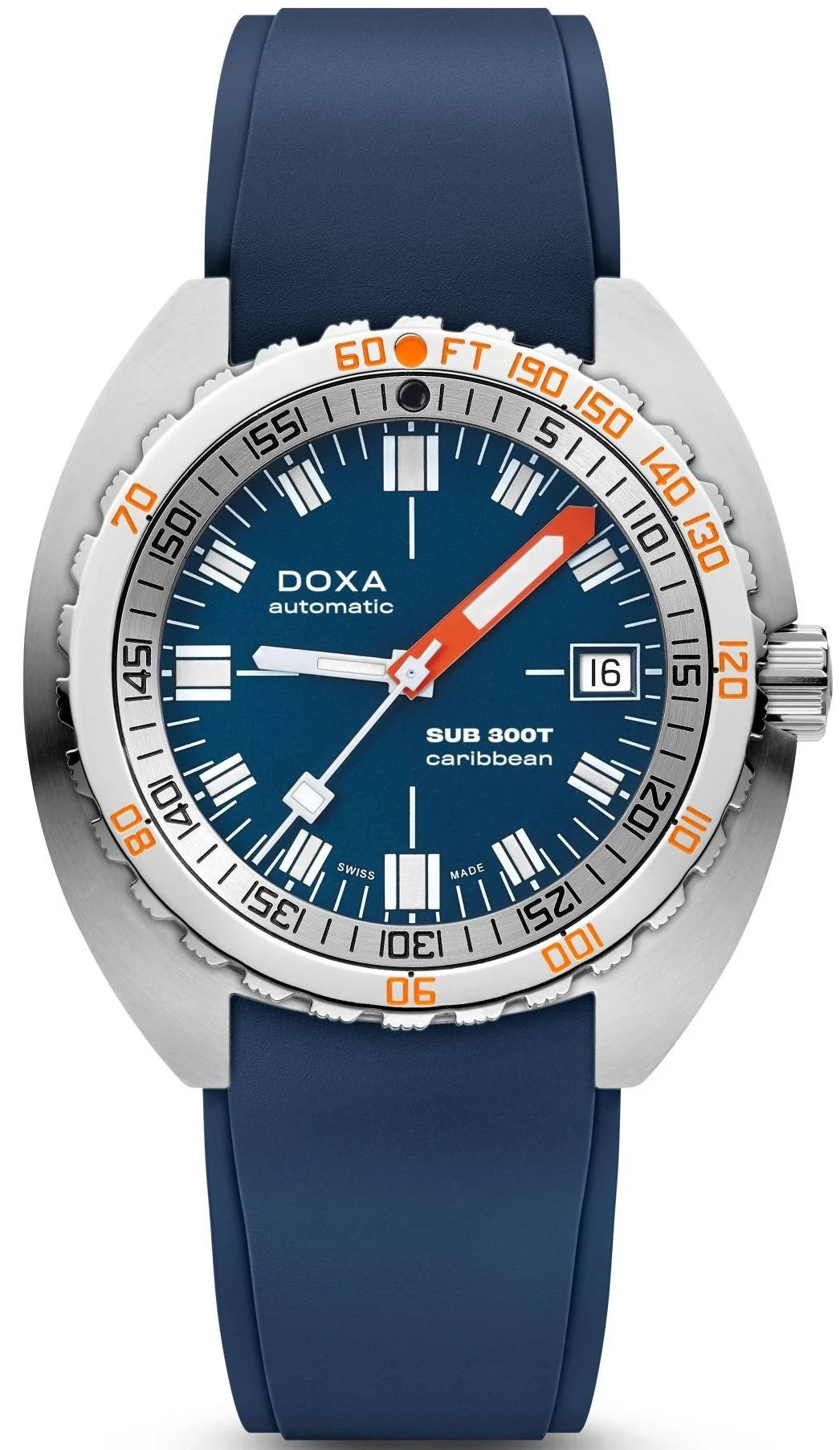Doxa SUB 300T Caribbean Rubber Watch