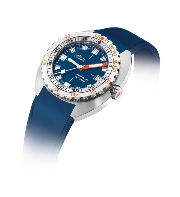 Doxa SUB 300T Caribbean Rubber Watch - Image 2