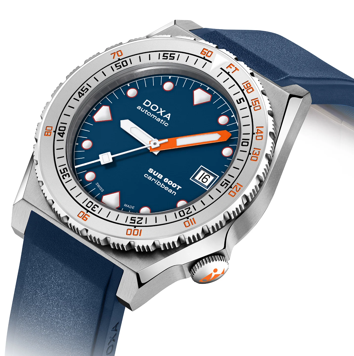 Doxa Watch SUB 600T Caribbean Rubber - Image 2