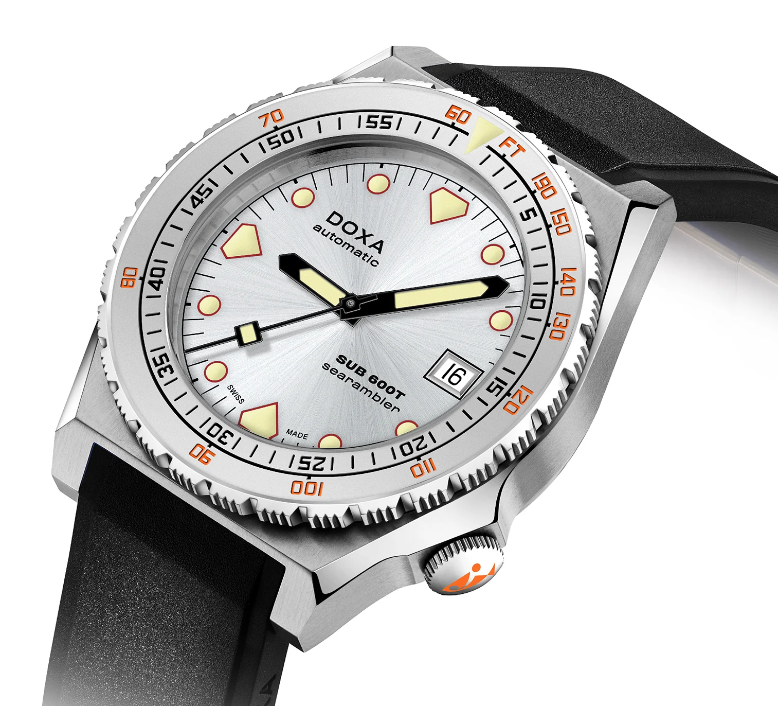 Doxa Watch SUB 600T Searambler Rubber D - Image 2